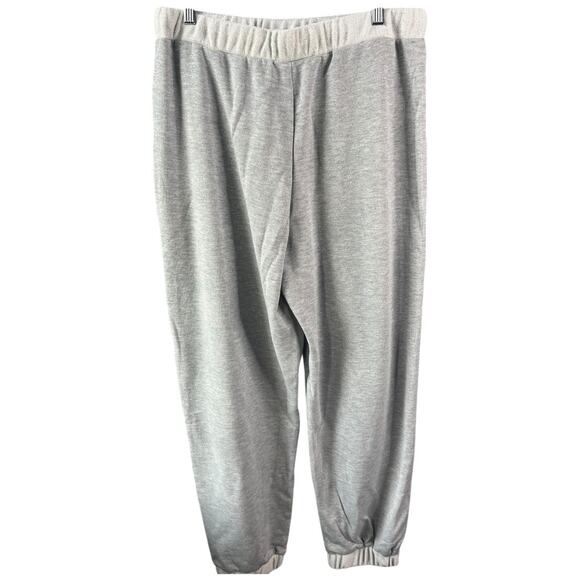 BAND OF GYPSIES Loy Heather Gray Shimmer Jogger pants Large NWT - Picture 3 of 7